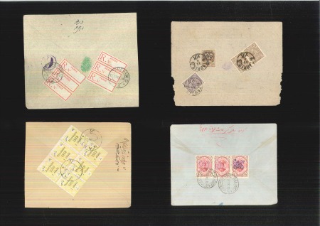 1900-50s, Group of 61 covers with a range of frankings (incl. some multiples) and cancels