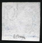 1860 Savoy Cross 1/2t Blue, unused, large margins,