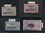 1926 Port Fuad complete set of all four values, each