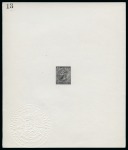 Stamp of Belgium » Belgique. 1883 Nouvelles valeurs (COB 38-41) Feuillets des « non émis » des 1 fr et 2 frs de