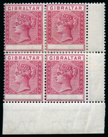 1889-96 10c Carmine with VALUE OMITTED in mint reconstructed
