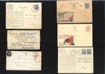 Stamp of Belgium » Collections 1782-1962, Group of 112 covers, stationery and illustrated stationery including early express covers