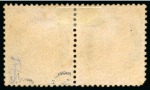 1871-75 Cérès ERREUR 15c au lieu de 10c brun sur rose tenant à normal (coin arrondi), neuf sans gomme, l'erreur est TB, signé A.Brun