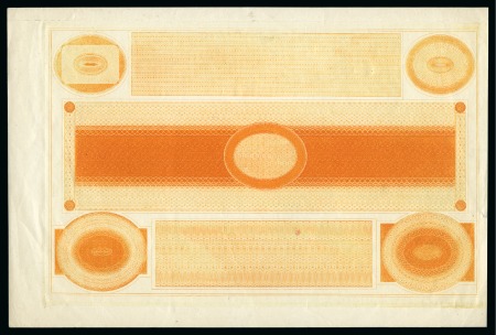 1935 E. D. Bacon reprint of the 1840 background trial essay printed in orange on white wove paper from the original plate