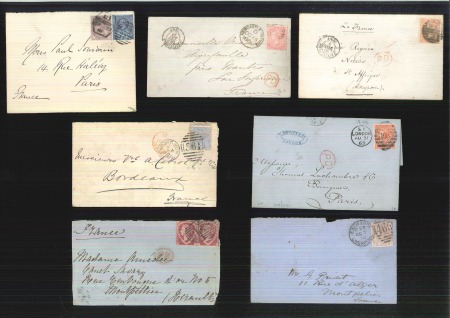 Stamp of Great Britain » Collections 1852-1977 Lot of hundreds of covers and heavily duplicated used stationery