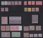 FISCALS/TELEGRAPHS: 1865-89, Mint group with Postal Fiscals, Judicial and Telegraphs incl. Specimens