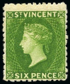 1880 (June) 6d. deep green, fine unused with large part original gum