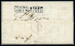 1829-31 Two folded entires both addressed to Karical, *