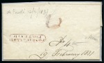 1829-31 Two folded entires both addressed to Karical, *