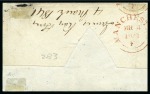 1840 1d Black pl.6 DG, clear to large margins, tied by a fine strike of the MANCHESTER "Fish tail" DISTINCTIVE MC to front