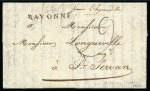 1809 & 1810 Two entires both carried privately from Isle de France (Mauritius)