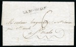 Stamp of Mauritius » Pre-Stamp & Stampless Postal History 1809 & 1810 Two entires both carried privately from Isle de France (Mauritius)