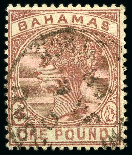 1884 £1 Venetian Red SPERATI FORGERY