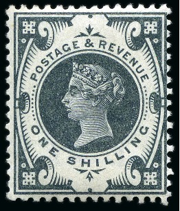 1887-1900 Jubilee issue 1s colour trial in slate