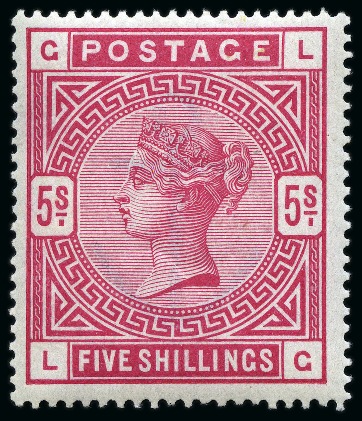 1883-84 5s Crimson LC mint