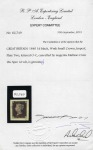 Stamp of Great Britain » 1840 1d Black and 1d Red plates 1a to 11 1840 1d Black pl.2 with good even margins, with crisp, central and complete MAGENTA MC