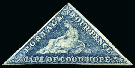 1863-64 4d Steel-Blue unused with fine to good margins