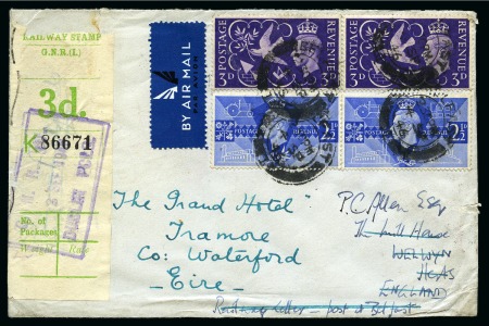Stamp of Ireland » Airmails 1946-47 Railway Letter Stamps: Group of ten airmail