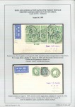 1929 (Aug 26) Irish (and one London) acceptances for first airmail service in South Africa (4 covers)