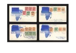 1931 (Feb 26) Imperial Airways England-East Africa Service, group of four covers