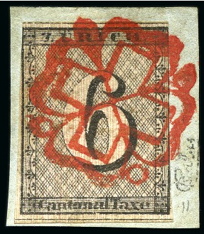 Stamp of Switzerland / Schweiz » Sammlungen 1843-1900, Kl. Partie Schweiz mit Zürich 6Rp, Genf