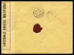 Stamp of Colonies françaises » Nouvelle-Calédonie 1915 Rare lettre recommandé et censuré pour la Suisse