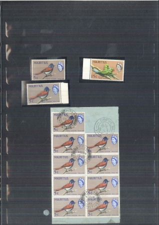 Stamp of Large Lots and Collections Mauritius: 1965-67 Extensive and interest specialised