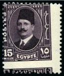 Stamp of Egypt » 1922-1936 King Fouad I Definitives 1927-1937 King Fouad Second Portrait Issue part set