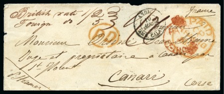 Stamp of Large Lots and Collections 1788-1866, Balance of the Loshamn collection of Danish West Indies postal history