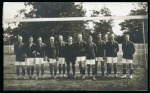 1912 (Jul 10) Stockholm official picture postcard no.2 depicting the Finland football team, sent during the Games