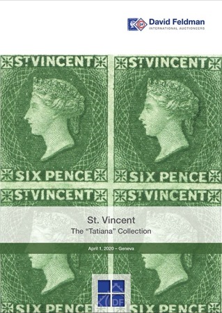 Stamp of Auction catalogues » 2020 2020 Specialised Auction -  St. Vincent Collection
