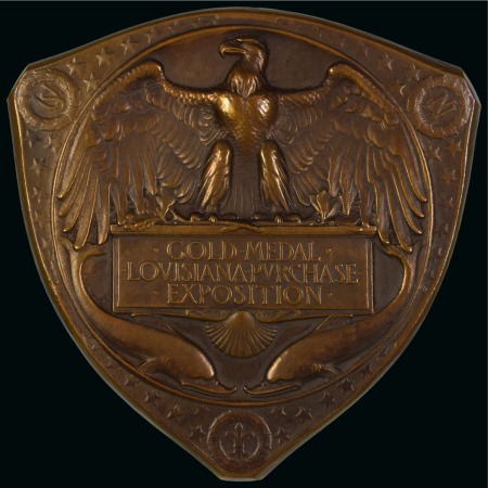 1904 St. Louis Universal Exposition gold award medal