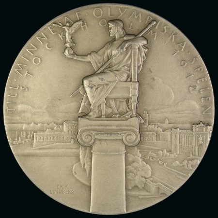 Stamp of Olympics » 1912 Stockholm » Memorabilia 1912 Stockholm participation medal, 51mm