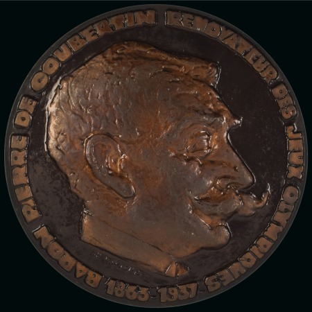 Commemorative medal for the death of Pierre de Coubertin