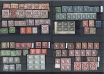 COLLECTIONS: 1868-1947 Attractive balance lot of mostly Specimen and normal sets, plus some useful revenues, multiples and two classic covers