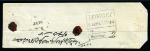 1856 Ship Letter cover with original enclosure from Bushire to Bombay