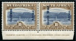 1927 5s & 10s in mint nh lower marginal pairs with complete Bradbury Wilkinson printer's inscription