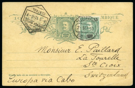 Stamp of Large Lots and Collections All World: 1863-1916 Group of 15 choice covers and cards mostly sent to Switzerland