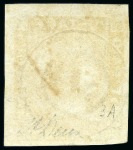 1848-59 Post Paid 1d vermilion, early impression, position 10, used