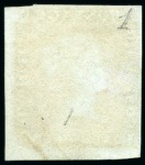 1848-59 Post Paid 1d vermilion, early impression, position 1, used