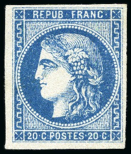 Stamp of France » Collections 1849-1877, Sélection de timbres classiques neufs allant