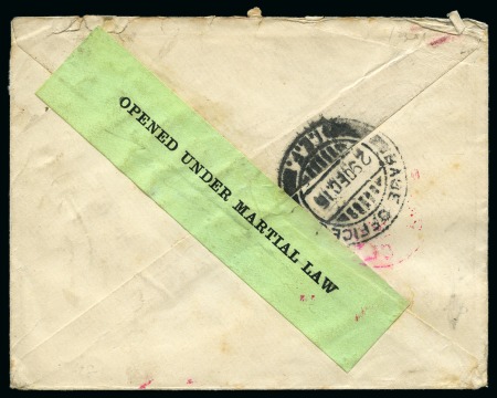 Stamp of Persia » Censored Mail 1916 Stampless envelope endorsed "On Field Service" sent from Basra to England with "BASE POST DEPOT" 29 DEC 15 cds