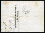 Stamp of France » Type Cérès de 1849-1850 1849, Lettre du 9 Novembre de Strasbourg pour Sélestat