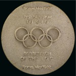 Stamp of Olympics » Pierre de Coubertin and the IOC 1982 IOC SESSION: Commemorative medallion for the IOC Session in Rome