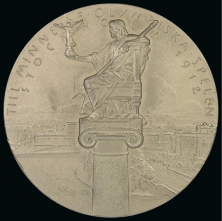 Stamp of Olympics » 1912 Stockholm » Memorabilia 1912 Stockholm participation medal