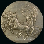 1908 London participation medal, 50mm, pewter, fine