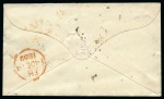 1852-53 Pair of covers from Mauritius via the Cape to England with instructional handstamps