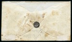 1852-53 Pair of covers from Mauritius via the Cape to England with instructional handstamps