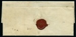 CAPE OF GOOD HOPE: 1849 (Dec 22) Entire from Paarl, Cape of Good Hope, sent to Mauritius, with "12" octagonal for Paarl 