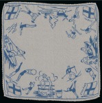 Group of six different handkerchiefs for the Games